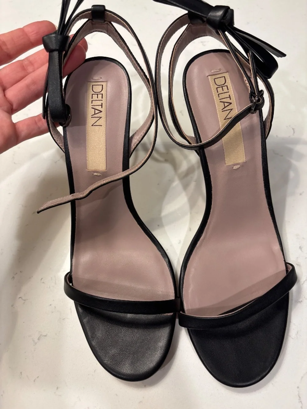 Size 9.5 Deltan Black heels